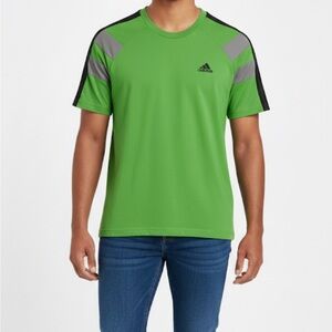 NWT Adidas Green Short Sleeve Athletic T-Shirt Men's L